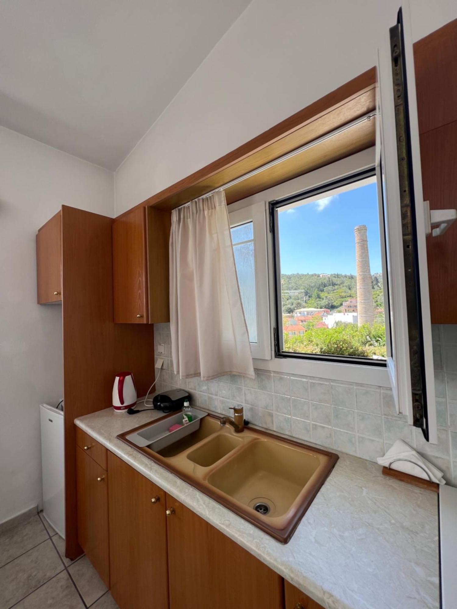 Aronis Spyros Panoramic Seaview Apartments Longós Zimmer foto