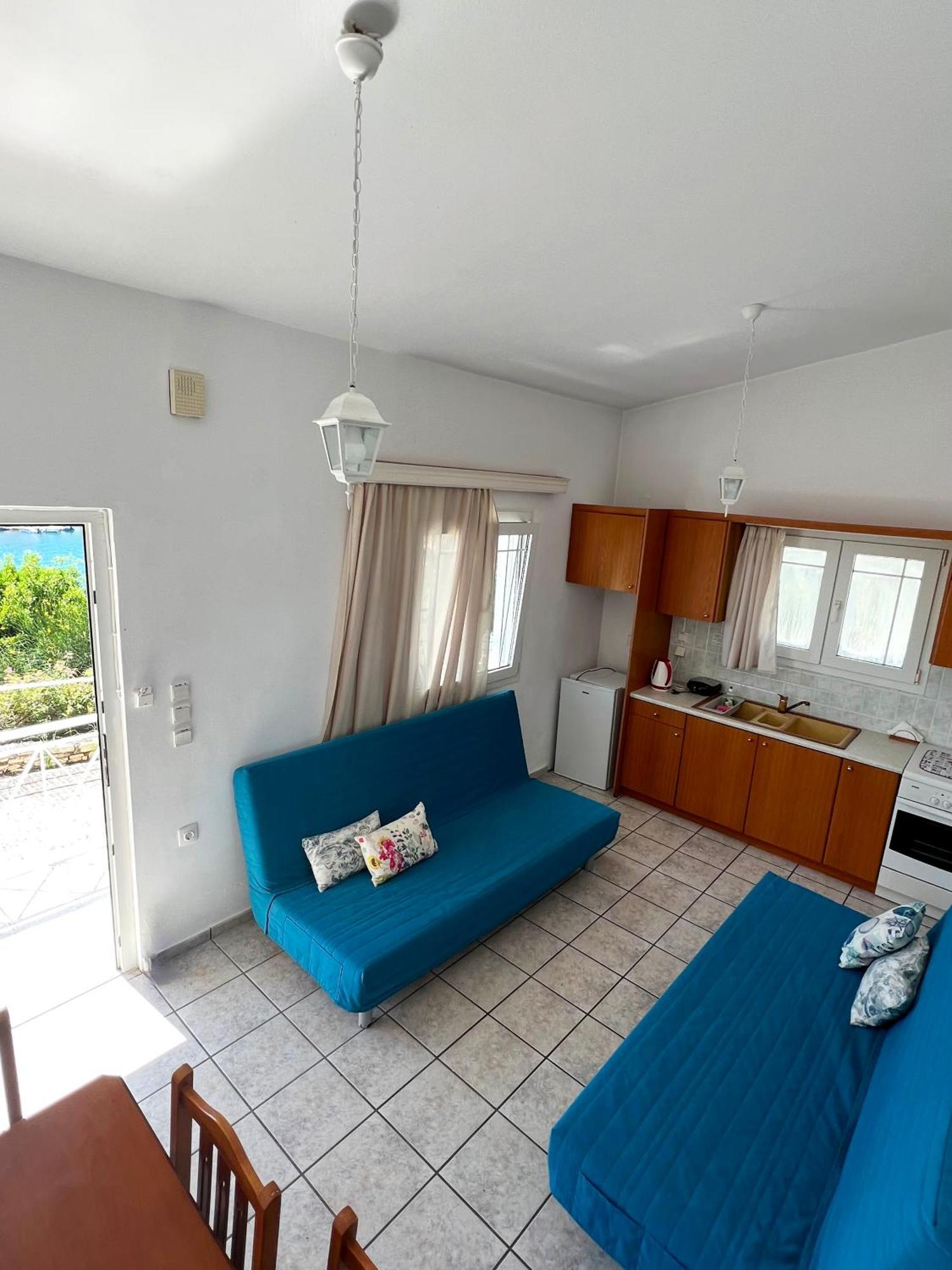 Aronis Spyros Panoramic Seaview Apartments Longós Zimmer foto